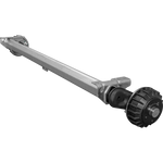 AL-KO COMPACT bremseaksel for tilhenger / bergingsbil 1500kg 1600mm 2050mm 5x112