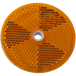 Gul refleks fi 60 mm med hull