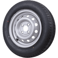 OUTLET Komplett hjul DEKK LINGLONG 165/70 R13 79N FELG UNITRAILER 4Jx13&quot; 4x100 ET:30