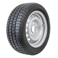 OUTLET Forsterket tilhengerhjul DEKK GT Radial 195/50 R13C 104/101N FELG KENDA 6Jx13&quot;H2 5x112 ET:30