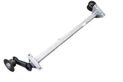 OUTLET KNOTT VG7-L ubremset aksel for UNITRAILER tilhenger 750kg 1260mm 1560mm 4x100