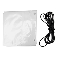 OUTLET Rammetrekk h-1100 UNITRAILER grå presenning for tilhenger 264x150cm GARDEN 265 KIPP