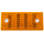 Gul refleks 76x34 mm med hull