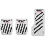 Pedaldeksler i aluminium med sklisikker RACE2 PILOT-gummi