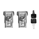 Sett med to WINTERHOFF BVS 60-1 tilhengerkroker for låsing av tilhengersiden med nøkkel