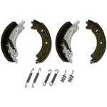 Bremsesko for KNOTT 200x50 aksler med et sett UNITRAILER fjærer