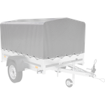 Rammedeksel h-800 UNITRAILER presenning for tilhenger 200x125cm GARDEN 201 KIPP