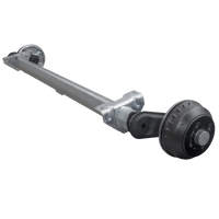 AL-KO COMPACT bremseaksel for tilhenger / bergingsbil 1000kg 1220mm 1780mm 4x100