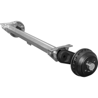 AL-KO COMPACT bremseaksel for tilhenger / bergingsbil 1000kg 1180mm 1560mm 4x100