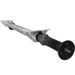 AL-KO OPTIMA ubremset aksel for tilhenger 750kg 1180mm 1560mm 4x100