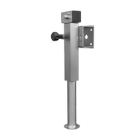 UNITRAILER D-110.000.049 uttrekkbar sveivstøtte for 1300 kg flatbed-tilhenger 410-645 mm