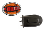 FRISTOM FT-355 LED universal baklykt med sidemonteringsbrakett