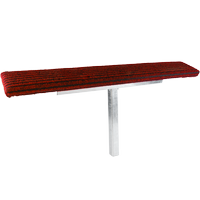 UNITRAILER flat sidestøtte, lengde 59cm, høyde 8cm, for båthenger