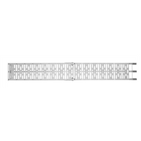 UNITRAILER ALR003 sammenleggbar rampe aluminiumsrampe for tilhenger 221 cm 340 kg med belte og støtte