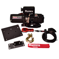 Elektrisk vinsj for tilhenger RUNVA EWP3500A 12V 1588kg med 12,8m tau