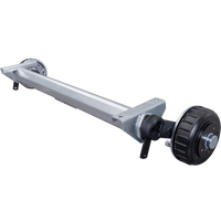 AL-KO EURO bremseaksel for tilhenger / bergingsbil 1800kg 1300mm 1800mm 5x112