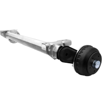 AL-KO COMPACT bremseaksel for tilhenger / bergingsbil 1000kg 1130mm 1540mm 5x112