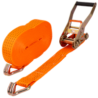 UNITRAILER 15m/50mm/5t oransje transportbånd med strammer
