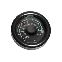 Internt analogt termometer LAMPA 72710 selvklebende diameter 48 mm