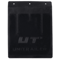 UNITRAILER gummiskjerm, bøyd skjermdeksel, 217/280mm