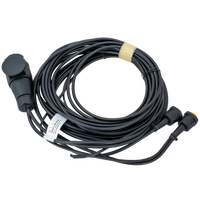 MANTES elektrisk installasjon, tilhenger trekkvogn sele, 5m, 13 PIN støpsel, 2x 5 PIN bajonetter