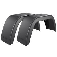 Sett med to skjermer for en 13-14" tilhenger DOMAR D20112 flate hjulbuer 660/190mm