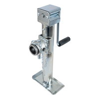 UNITRAILER TJ5001 uttrekkbar sveivstøtte for 1300 kg flatbed-tilhenger 364-614 mm