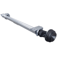 AL-KO COMPACT bremseaksel for båthenger 1350kg 1445/1555mm 2000mm 5x112