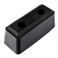 Gummistøtfanger / rektangulær støtfanger 19,5x8x8 cm