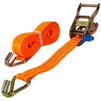 UNITRAILER 5m/35mm/2t oransje transportbånd med strammer