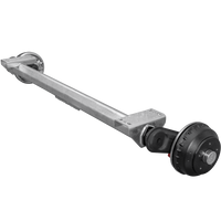 AL-KO COMPACT bremseaksel for båthenger 1000kg 1146/1254mm 1700mm 5x112