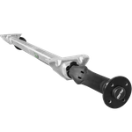 AL-KO OPTIMA ubremset aksel for tilhenger 750kg 1300mm 1730mm 4x100