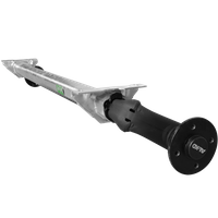 AL-KO OPTIMA ubremset aksel for tilhenger 750kg 1180mm 1560mm 4x100