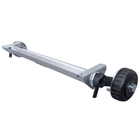 AL-KO EURO bremseaksel for tilhenger / bergingsbil 1800kg 1600mm 2100mm 5x112