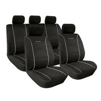 Sett med LAMPA Elegance bilsetetrekk, grå, til for- og bakseter