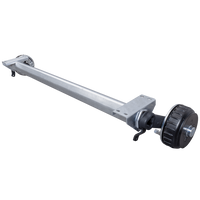 AL-KO EURO bremset aksel for båthenger 1800kg 1645/1755mm 2230mm 5x112