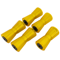 Sett: fem 190 mm Knott bunnhjul for bilhengere