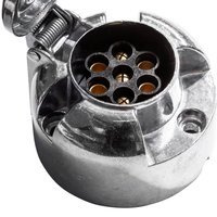 KAMAR 7-PIN stikkontakt for tilhengerfeste, metall