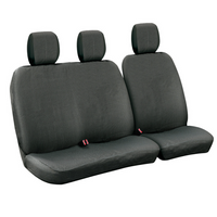 Sett med bilsetetrekk LAMPA Dots-1 svart/grå, for busser og varebiler