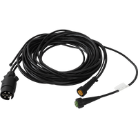 ASPÖCK elektrisk installasjon tilhenger sele 5 m 7 PIN plugg bajonetter 2x 5 PIN