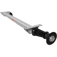 KNOTT VG7-L ubremset aksel for tilhenger 750kg 1070mm 1370mm 4x100