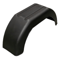 UTSLUTT Tilhengerskjerm 10-13" DOMAR D20110 hjulbue 610/180mm