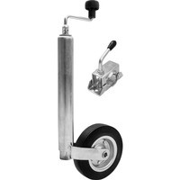 Støttehjul med klemme WINTERHOFF ST48-200VB+KLE48 150kg 48mm 505-725mm