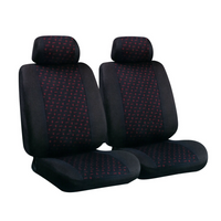 Sett med bilsetetrekk LAMPA Glamur svart, til forsetene