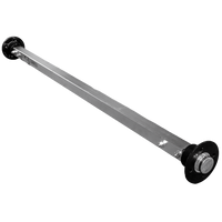 KNOTT VR7 ubremset stiv aksel fjæraksel for tilhenger 750 kg 1240 mm 1580 mm 4x100