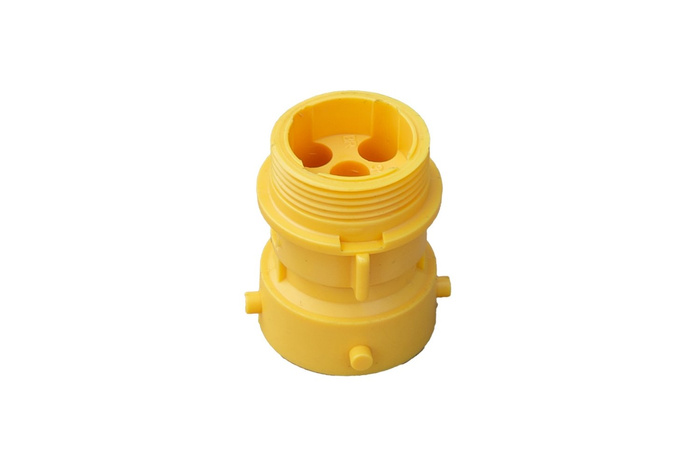 ASPÖCK 5-PIN-kontakt, hannbajonett, gul